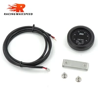 universal 8 18v range 52mm s series volts gauge voltmeter ultra thin round with red light led display vm y cb 02