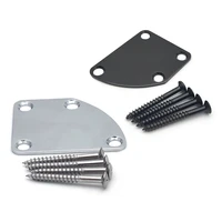 guitar replacement kit 4 hole neck plate joint back mounting plate with 4 screws