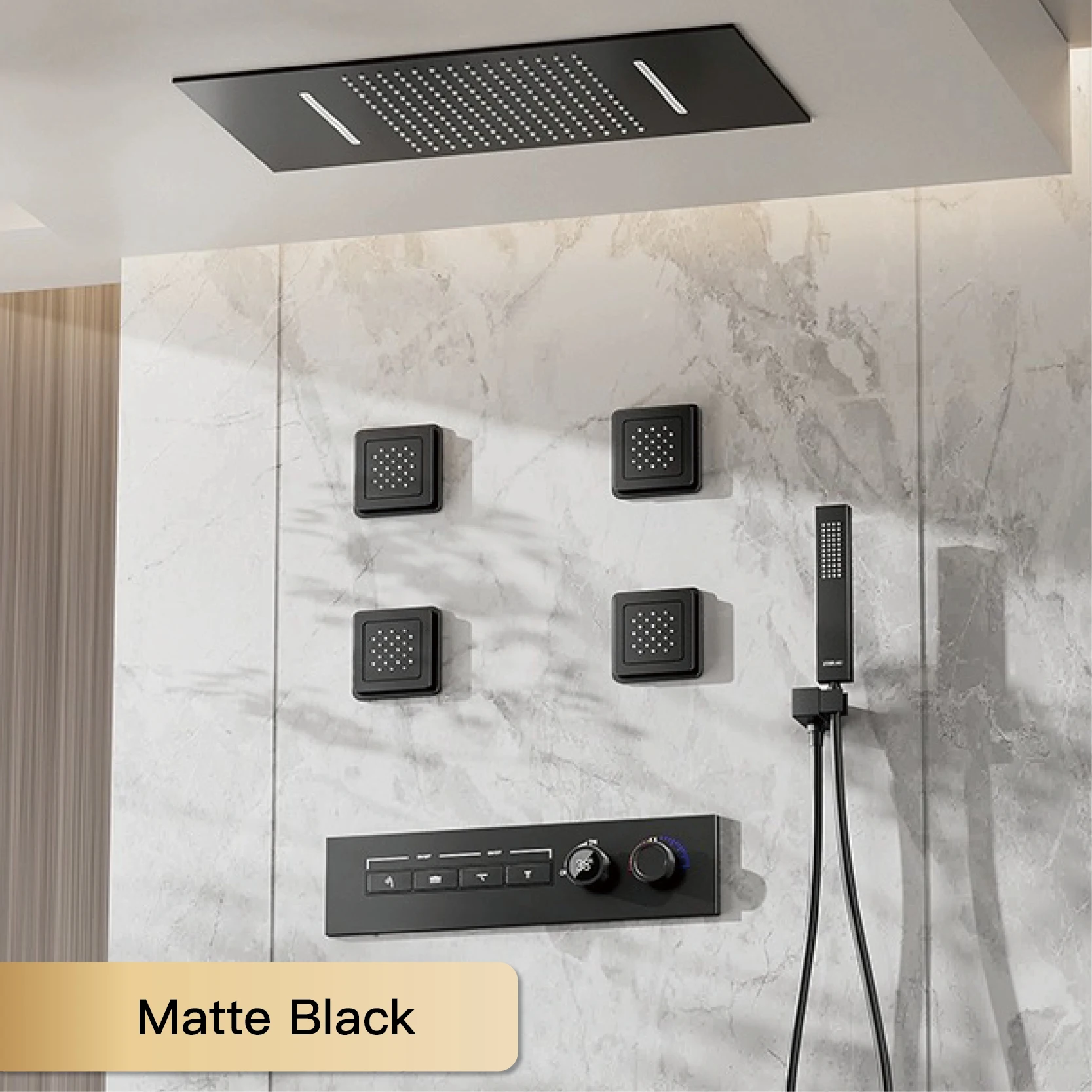 

Душевая система Aitana Gun Gray