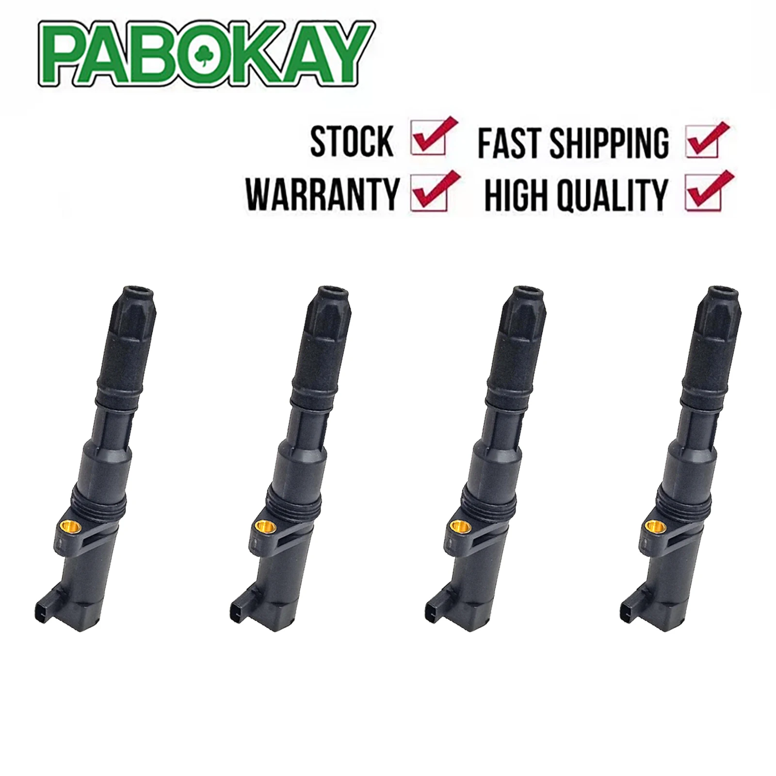 

4 X IGNITION COIL FOR RENAULT CLIO ESPACE GRAND SCENIC KANGOO 0986221001 0040100052 7700875000 8200154186 8200405098 8200568671