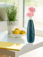plastic vases for flowers light flower vases modern art flower container decorative for living room table home office artificial