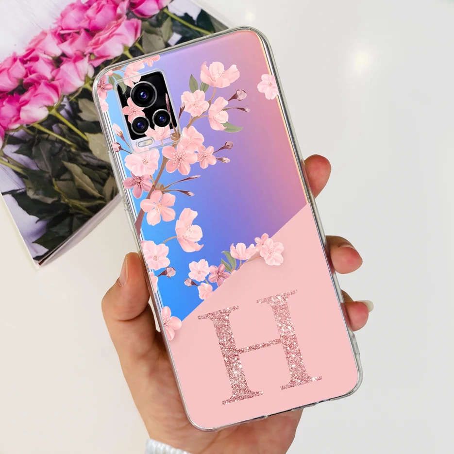 Стильные чехлы с надписью для Vivo V20 чехол V2025 V2024 мягкие силиконовые телефона 2021