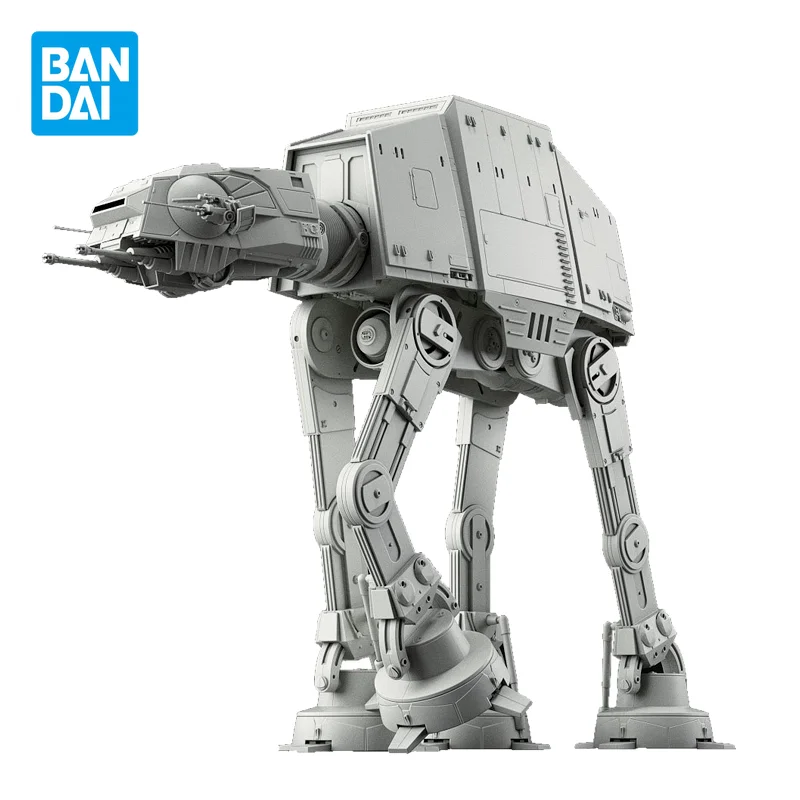 

Bandai Genuine Anime 1/144 Star Wars AT-AT Action Figures Collectible Model All-terrain Armored Walker Toys Gifts for Kids