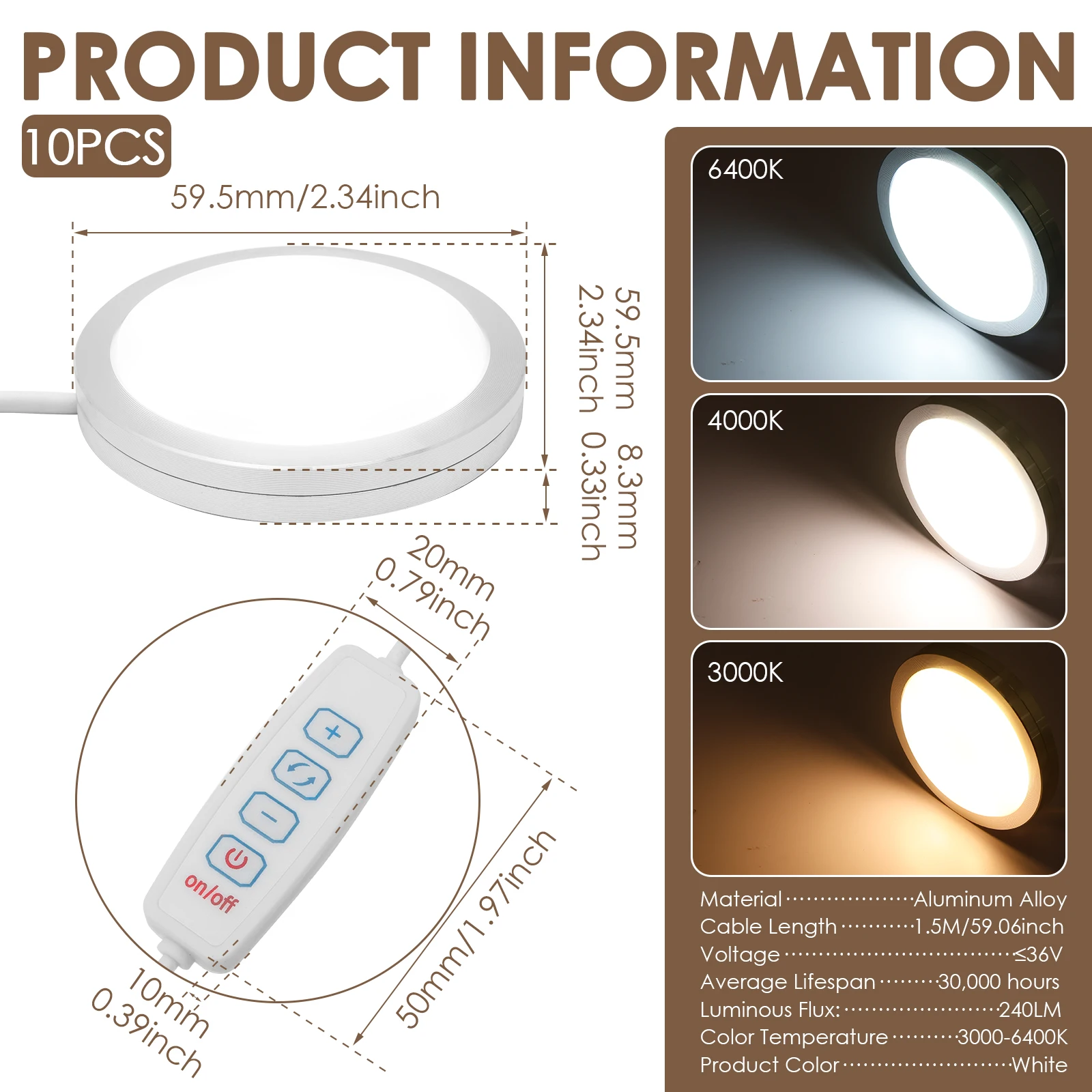 

Комплект светодиодных ламп Bambu Lab для подсветки под шкафами