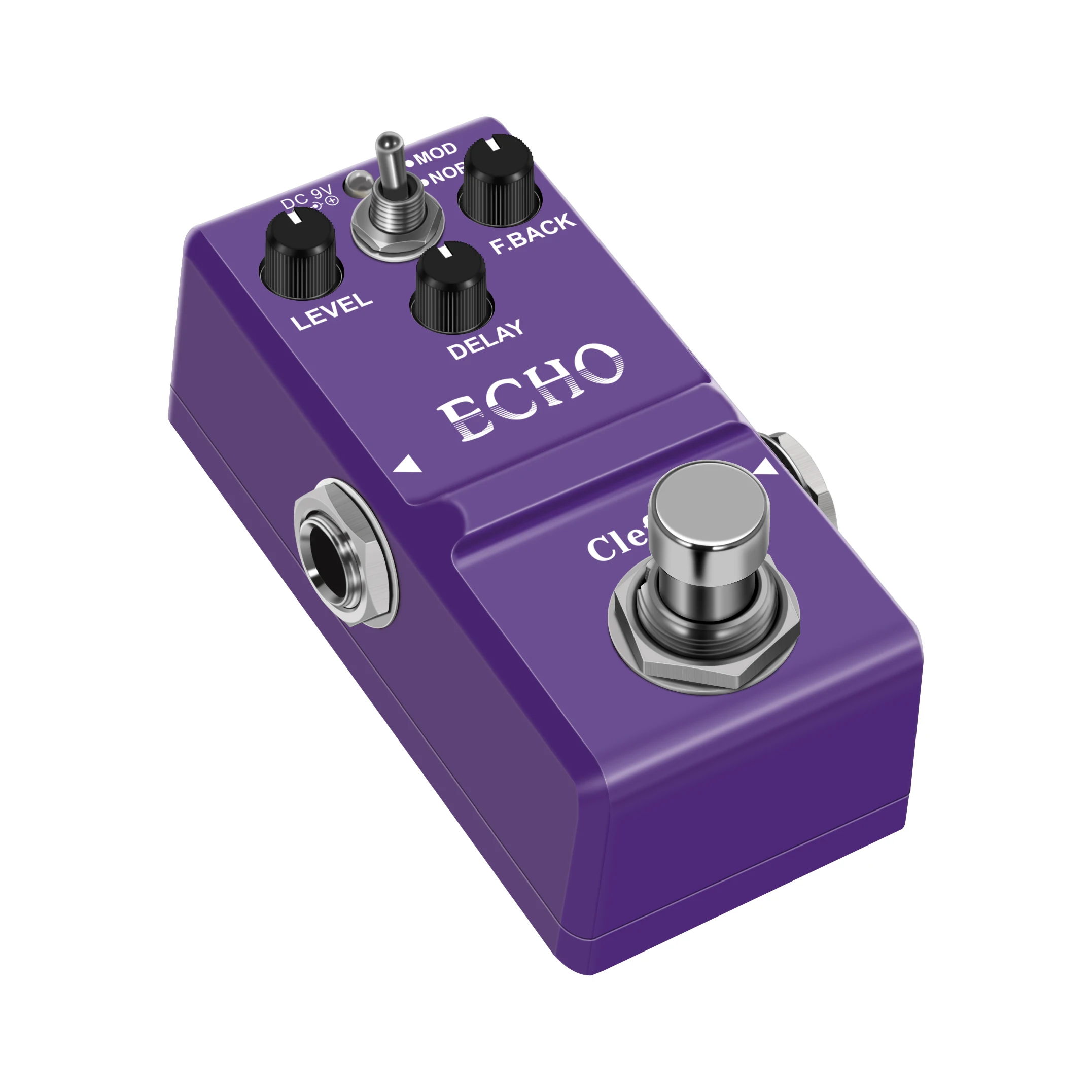 Фото Педаль эффектов clefley LN-314, для электрогитары Nano ECHO, компактный размер, True Bypass №3