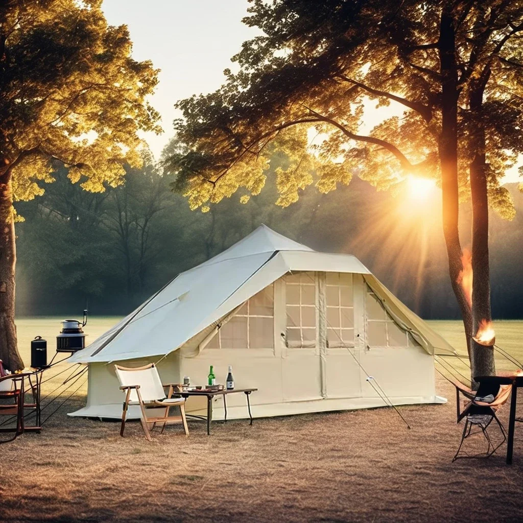 Лидер продаж большая надувная палатка для семейного кемпинга водонепроницаемая