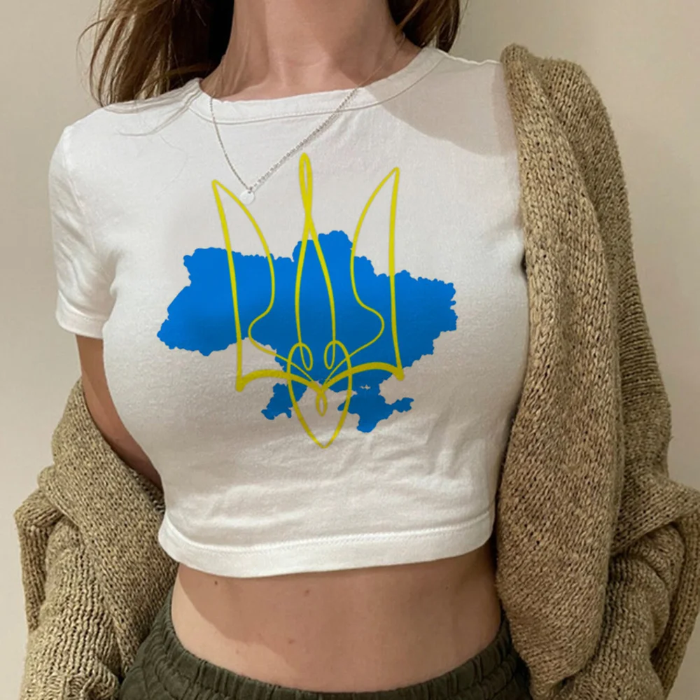 

Кроп-Топ женский в стиле хиппи, украинский стиль, уличная одежда с принтом манги, феи, гранж, 2000s, укороченные футболки