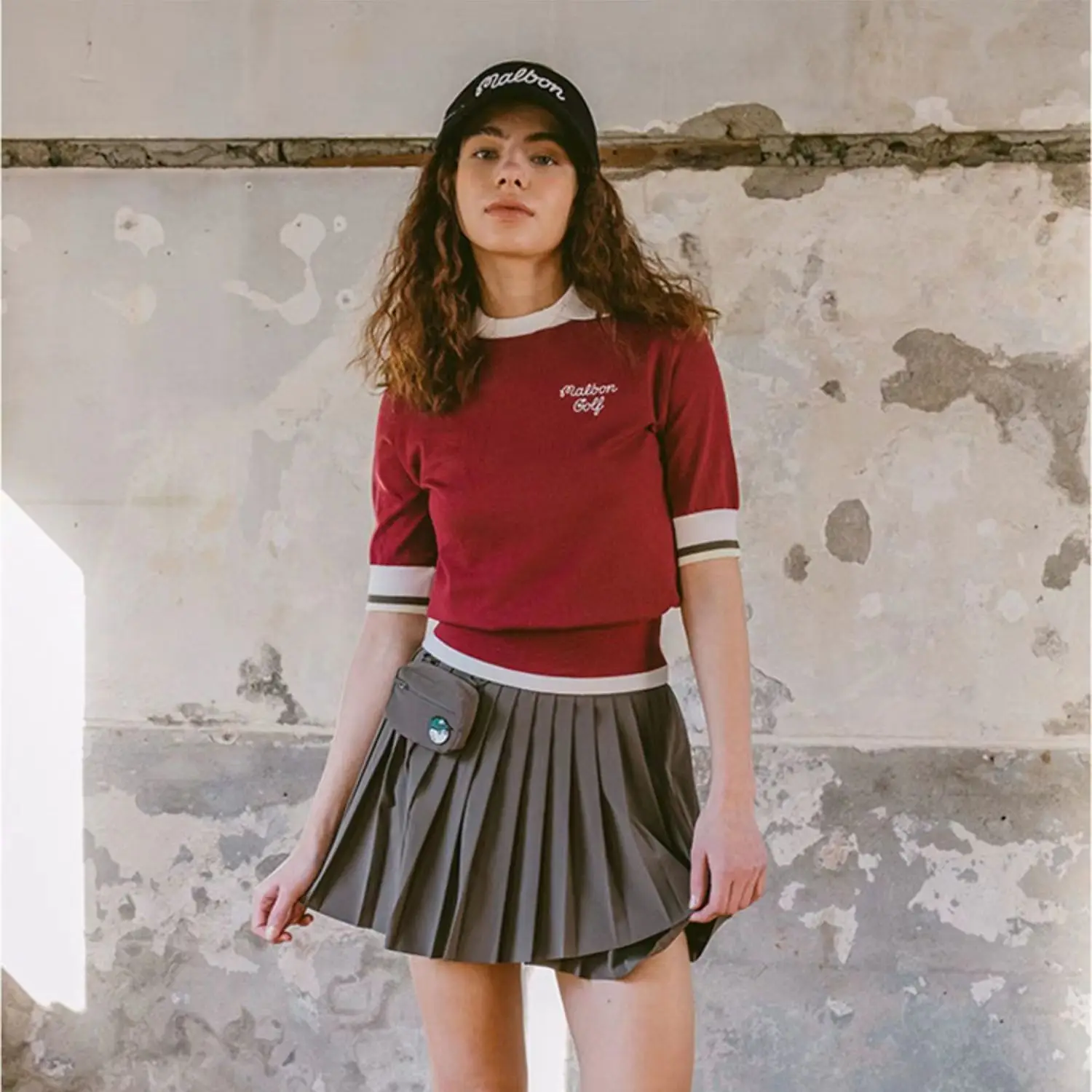 2023 Women's Skirt Summer Golf Short Skirt  Korean Brand Slim Elastic Breathable Comfortable Outdoor Sports Pleated Skirt