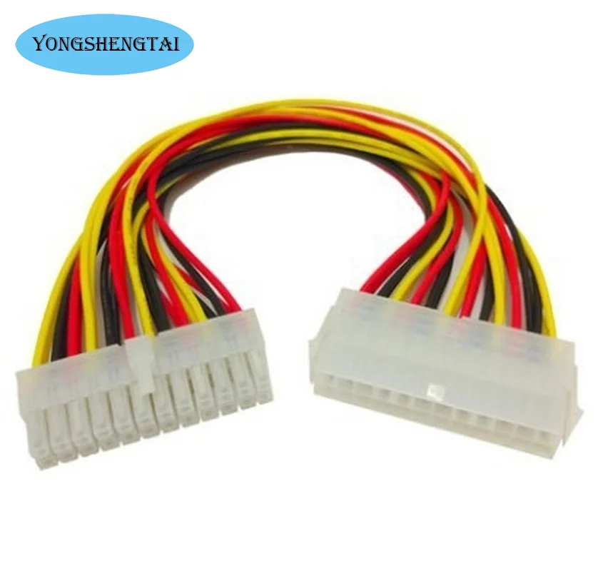 Удлинительный кабель питания ATX 24 Pin папа-24 мама для ПК PSU провод | Компьютеры и