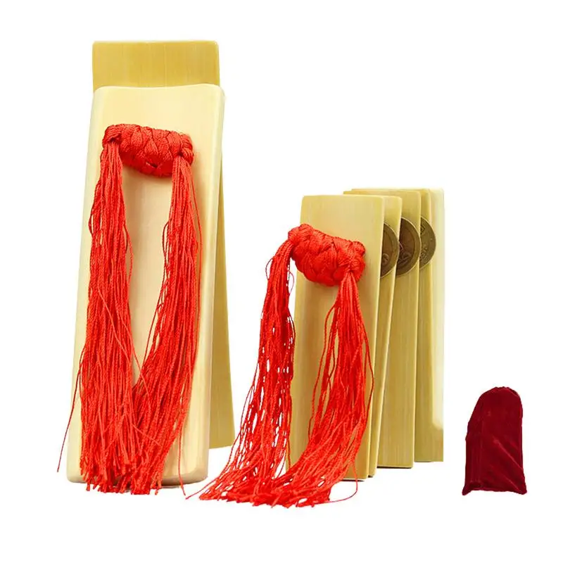 

2 шт. ностальгические китайские винтажные бамбуковые кастрюли, профессиональные Традиционные китайские Хлопушки Kuaiban для весеннего фестиваля