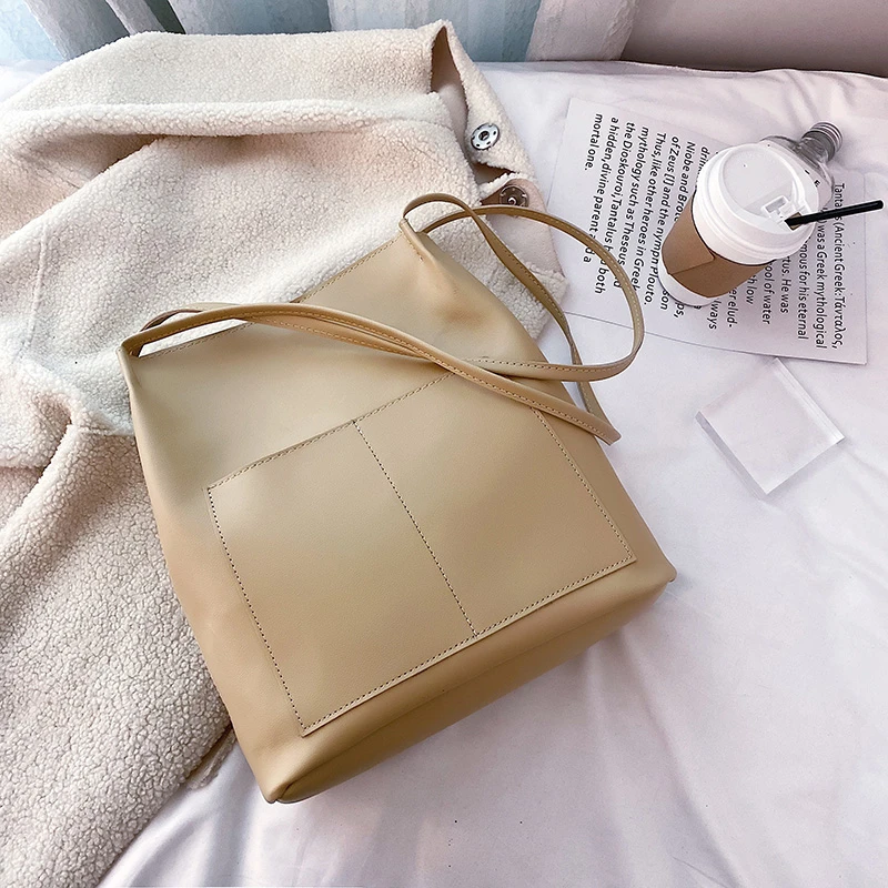 

PU Leather Shoulder Shopper Women's Bags for Women Luxury Designer Handbags Ladies Korean Large Capacity Fashion Female Tote Bag