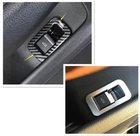 for audi a4 b9 a5 2016 2020 matte carbon fiber interior accessories rear trunk switch control button decor frame cover trim