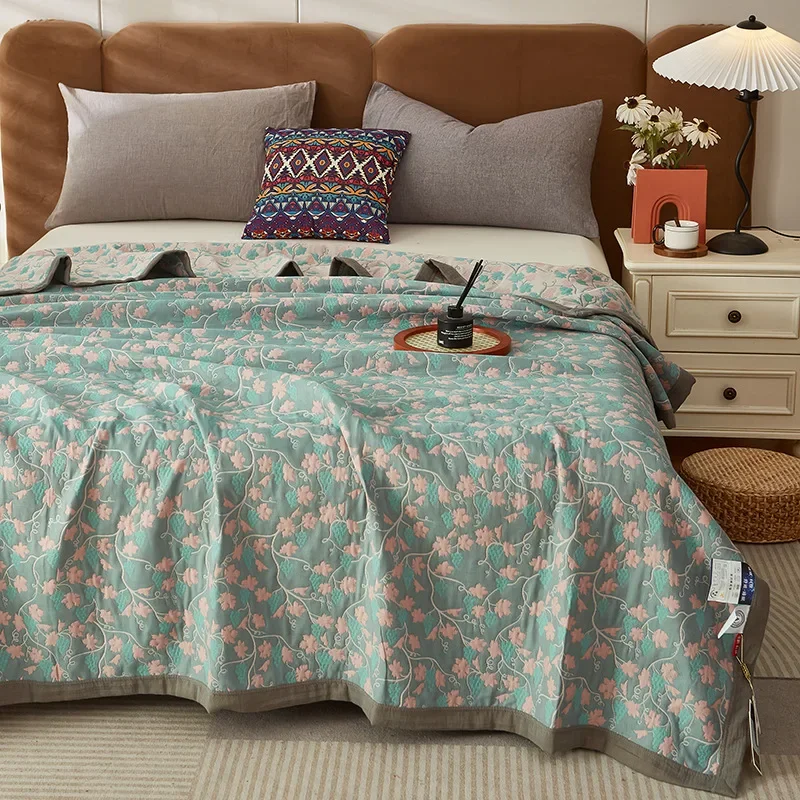 

Трехслойное одеяло из хлопка, геометрический рисунок