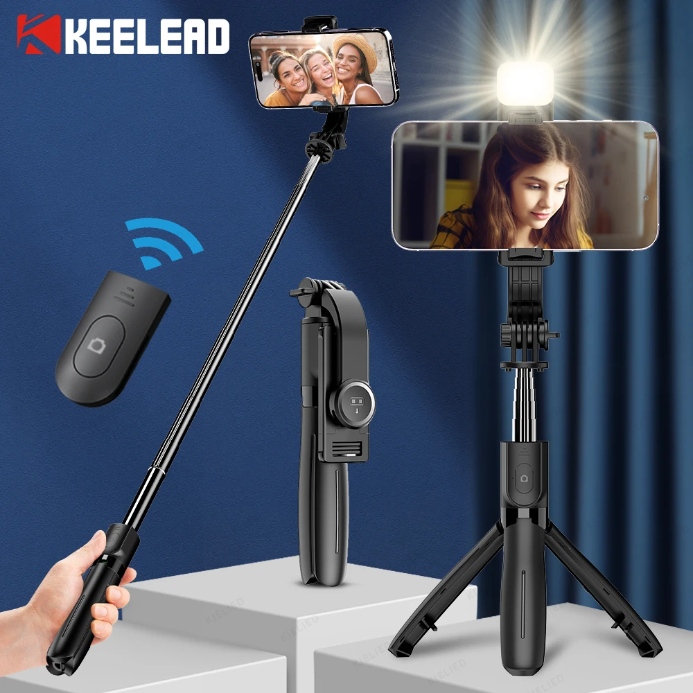 Портативный Штатив Для Селфи-палки С Дистанционным Управлением Прямой