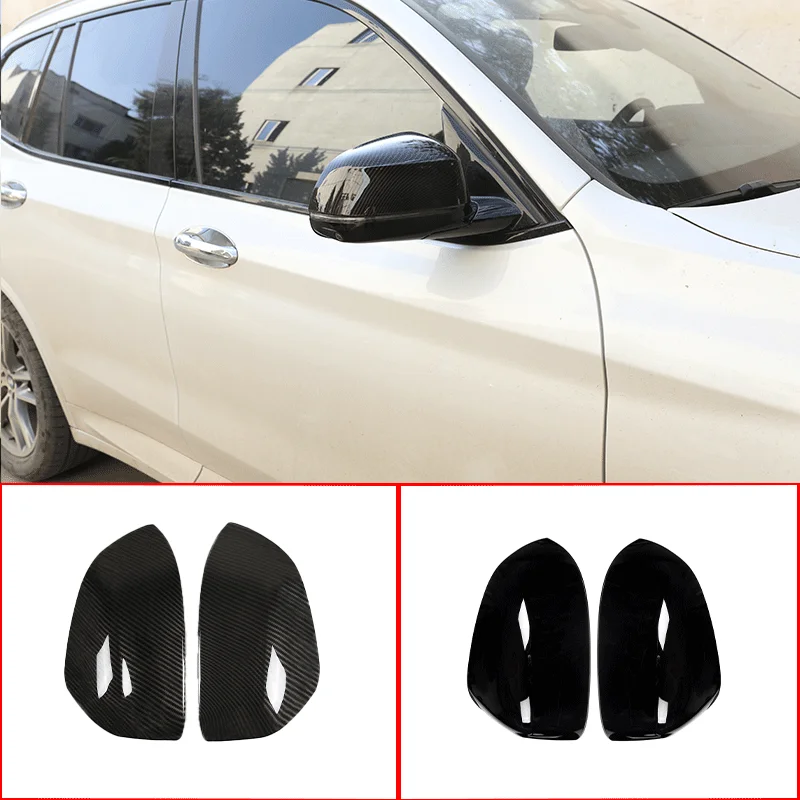 

For 2018-2022 BMW New X3 X4 G01 G02 ABS Carbon Fiber Car Styling Car Mirror Cover Sticker Car Appearance Protection Accessories