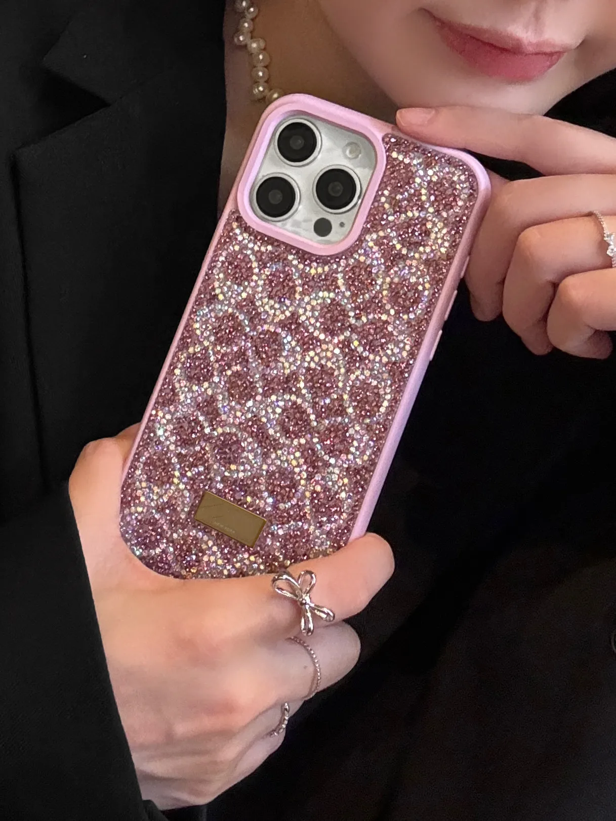 Роскошный блестящий чехол для телефона с бриллиантами 16 pro max iphone 15 14 13 Pro Max