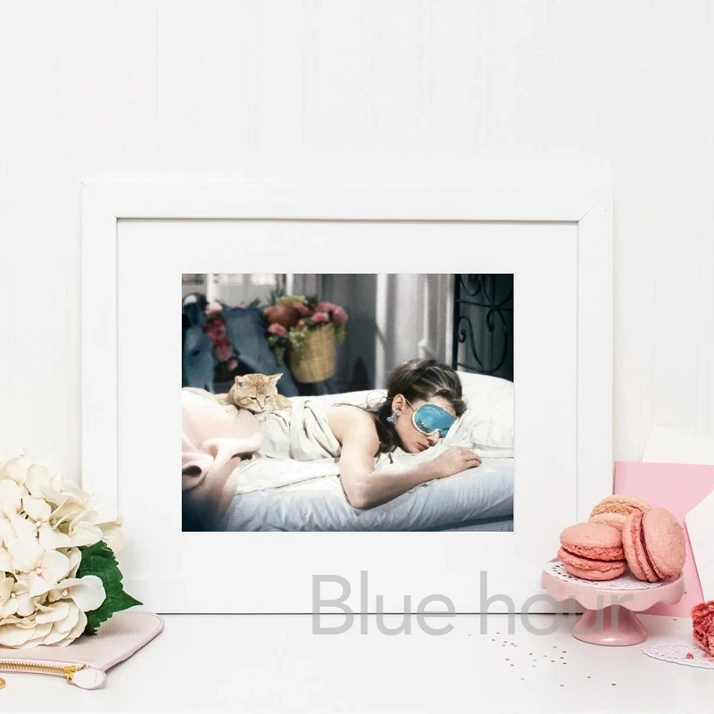 Постеры Завтрак у Тиффани подарок для влюбленных из фильма Хепберн настенная