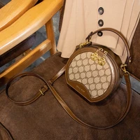 leimande 2022 spring and summer new handbag small round bag trendy versatile one shoulder messenger bag