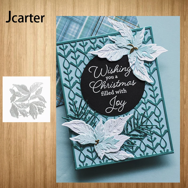 

Metal Cutting Dies Joy Flowers Leaves Craft Stencil for Scrapbooking Handmade Tools Make Album Model Punch Blade Decor Template