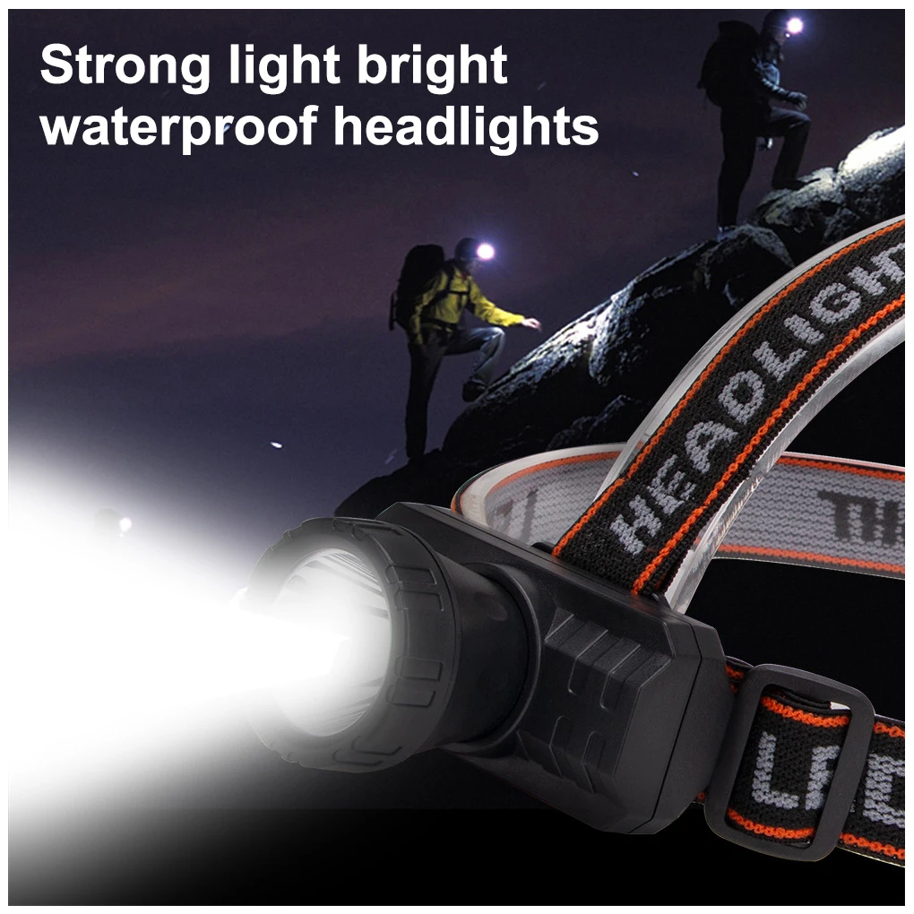 

Headlamp Rechargeable Charging LED Lamp Adjustable Flashlight Headlight