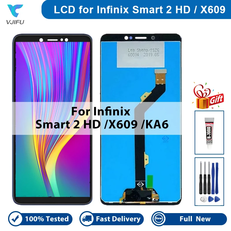 Для Infinix Smart 2 HD X609 X609B ЖК-дисплей кодирующий преобразователь сенсорного экрана в