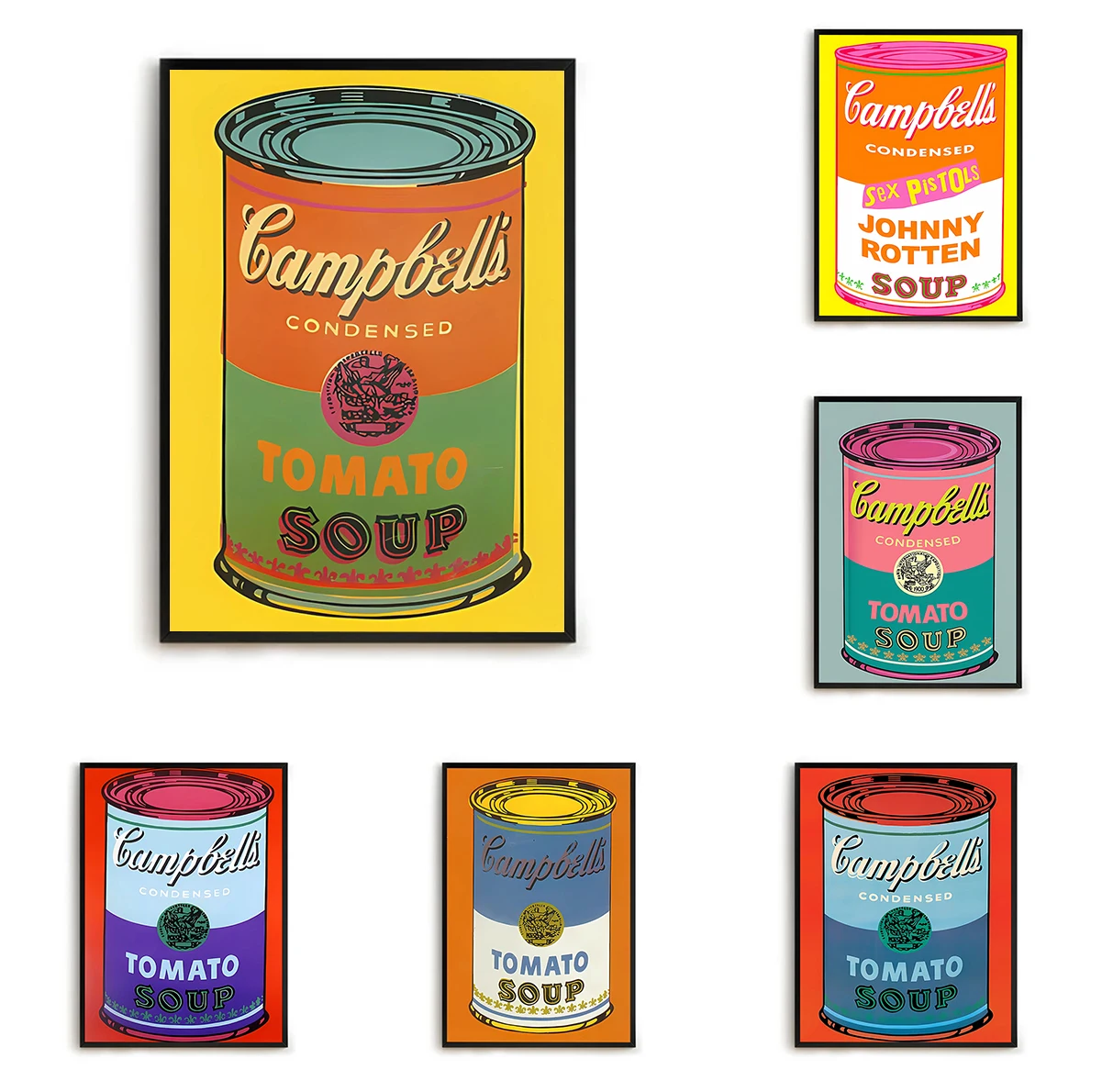 

Decorative Painting on Canvas Simplicity Tomato Spinach Canned Poster Paintings for Bed Room Decor Wall Decoration Painting Art