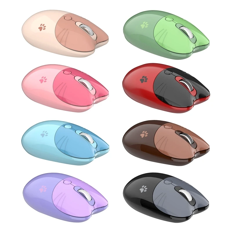 

Vintage Cute 2.4G Wireless Mouse 1600DPI for Laptop PC with USB Receiver Dropship
