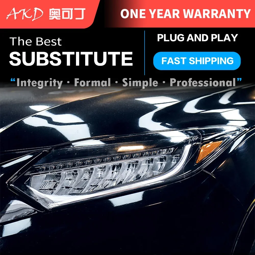 Автомобильные фары для HRV HR-V Vezel 2015-2021 светодиодные DRL противотуманные указатель