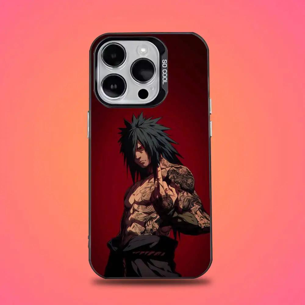 Фото Чехол для телефона U-Uchiha M-Madara I-Itachi для iPhone 16,15,14,13,12,11, Pro, Max, Plus, Mini, XS, SE, черный матовый жесткий бампер с защитой от падения №4