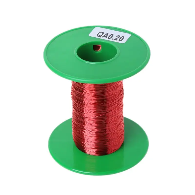 

100m QA Polyurethane Enameled Copper Wire 0.2mm Welding Wires Coil Winding