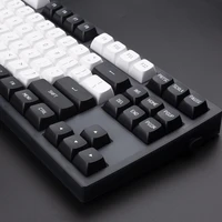 minimalist black white 149 keys pbt keycaps for cherry mx switch mechanical keyboard csa profile double shot keycap custom diy