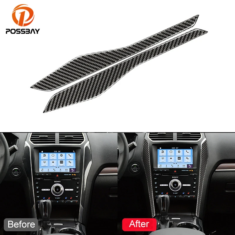 

Декоративные наклейки для центральной консоли автомобиля Ford Explorer 2013 2014 2015 2016 2017 2018 2019