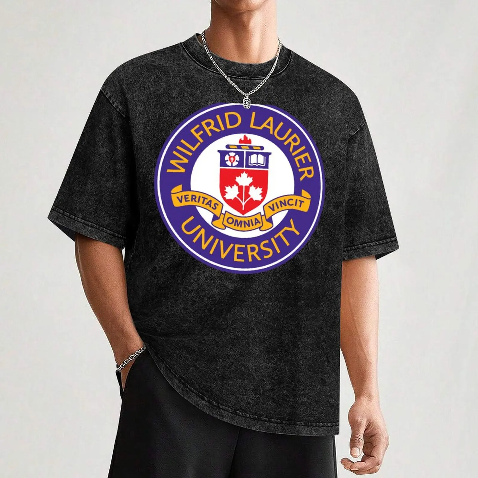 Футболка Laurier Golden College Art Logo1 блузка винтажные футболки забавные подарки