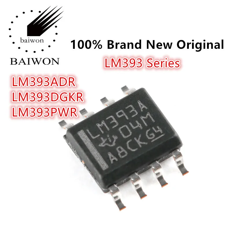 Новинка 100%, оригинальная модель LM393, модель LM393DGKR, модель lm393ender SOP-8, модель LM393PWR