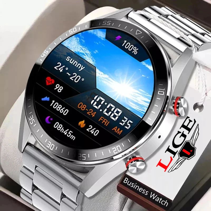 

Смарт-часы LIGE, экран 2022*454, Bluetooth, для iOS и Android