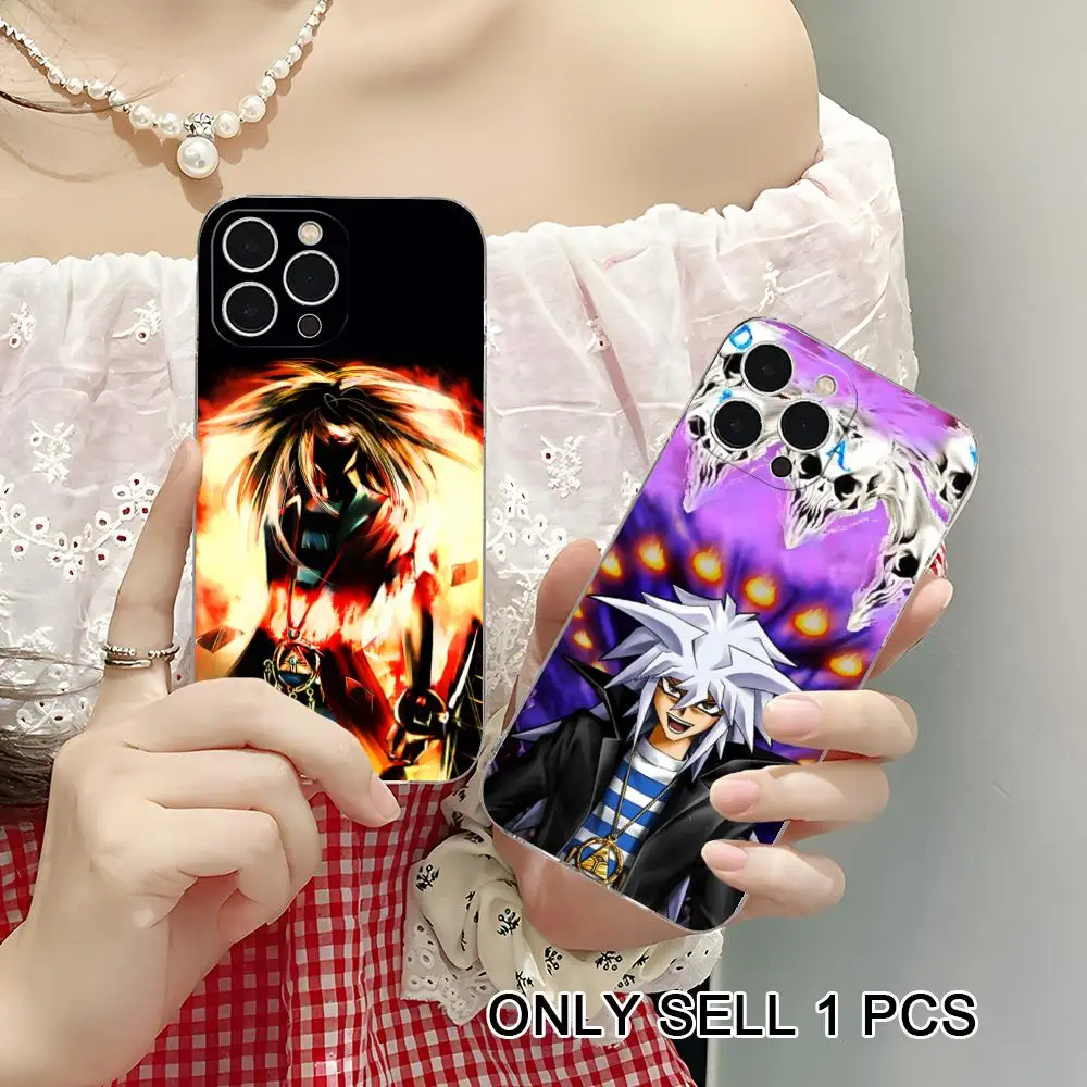 Фото Чехол для телефона Yugioh Yami Bakura для iPhone 17 16 15 14 13 12 11 X XR XS Air Pro Max Plus Mini, мягкий прозрачный чехол из ТПУ №2