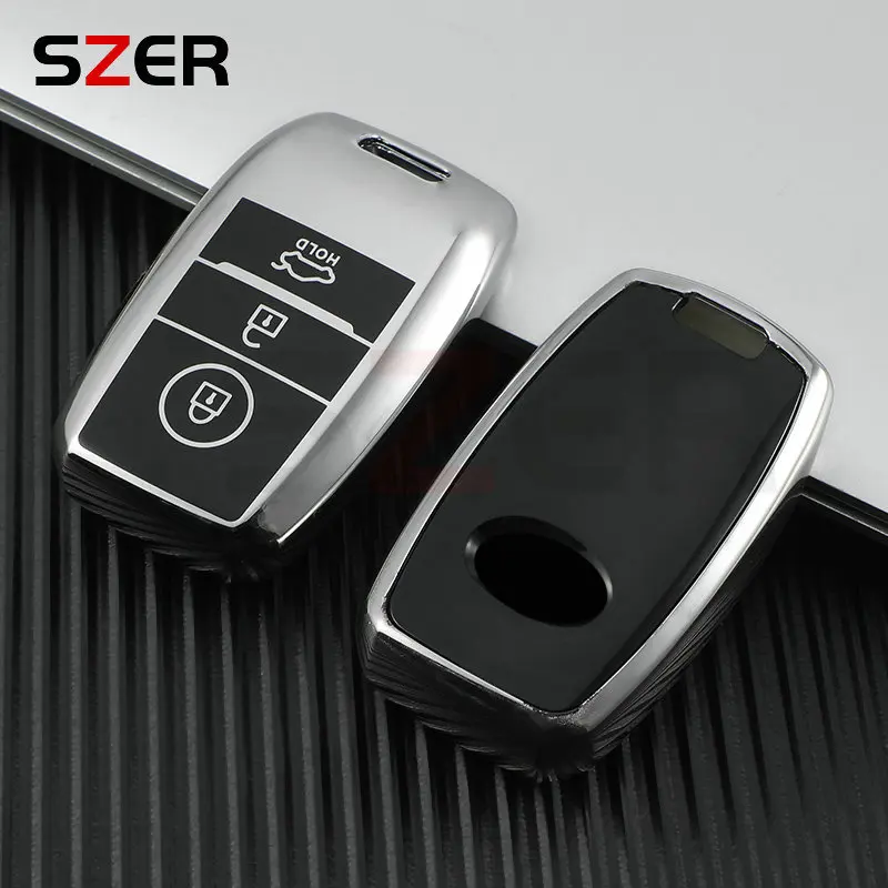 Чехол Для Автомобильного Ключа Из ТПУ Моделей KIA - K2 K3 K5 Seltos Sportage RIO 3 2023 Picanto Optima Soul