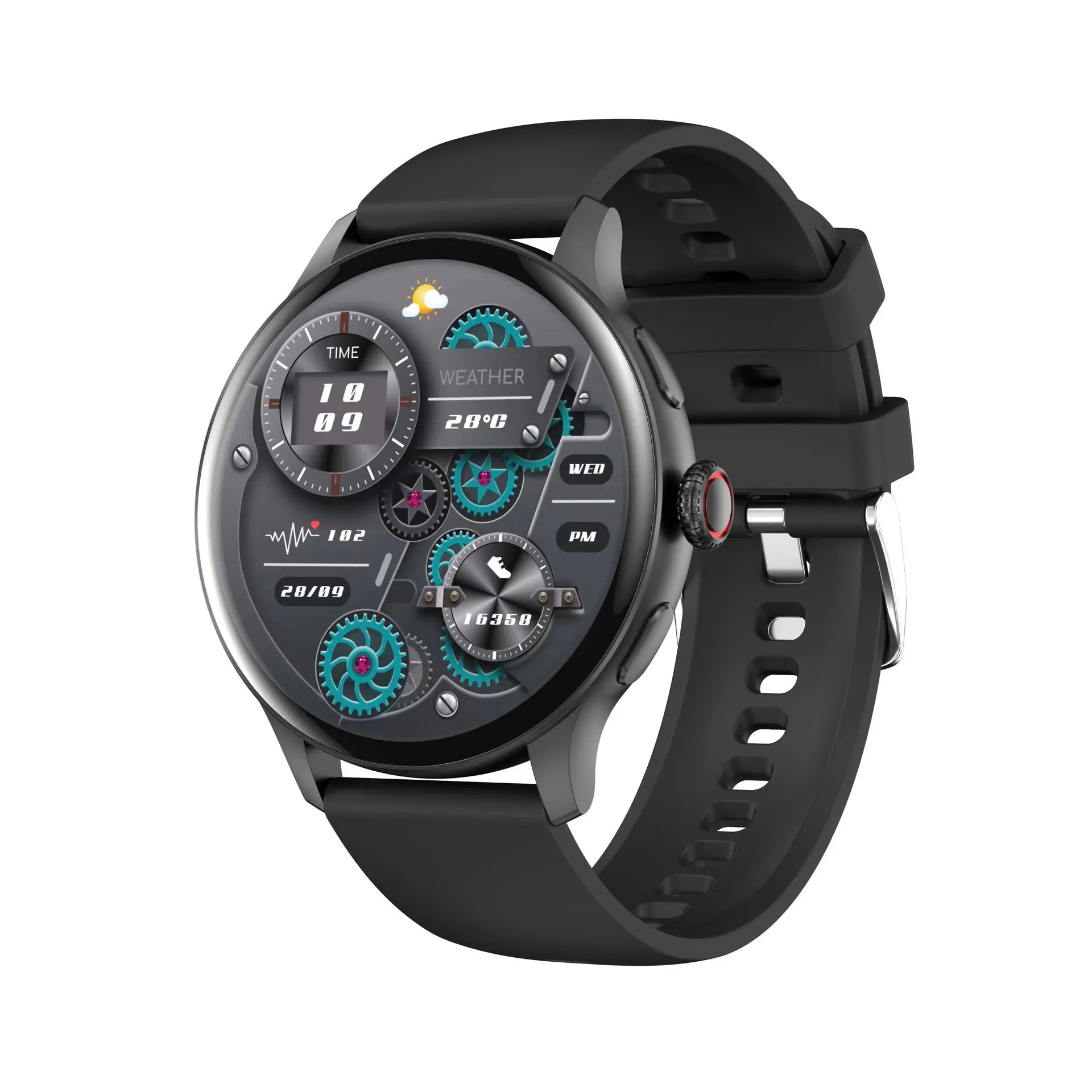 1 43 AMOLED Bluetooth Talk Смарт-часы Обнаружение здоровья Сердечного ритма Артериальное