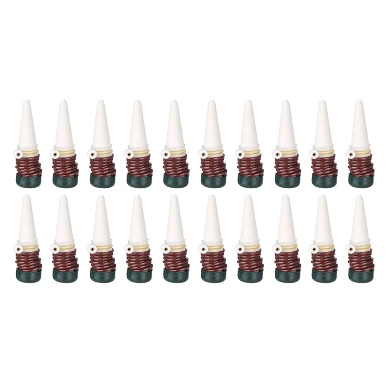 

Watering Stakes,20 Pack Indoor Automatic Drip Watering System Irrigation Equipment Tool For Plant Waterer Ceramic Probes