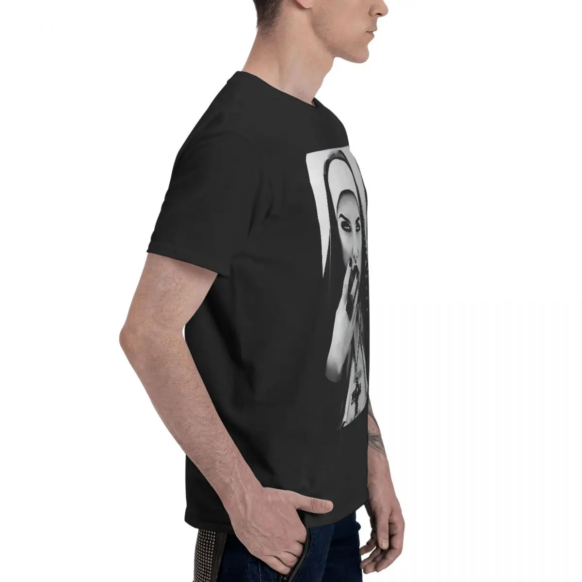 Stoner Nun Nonne Gras Hba повседневные дышащие удобные кавайные новые подарки и футболки из