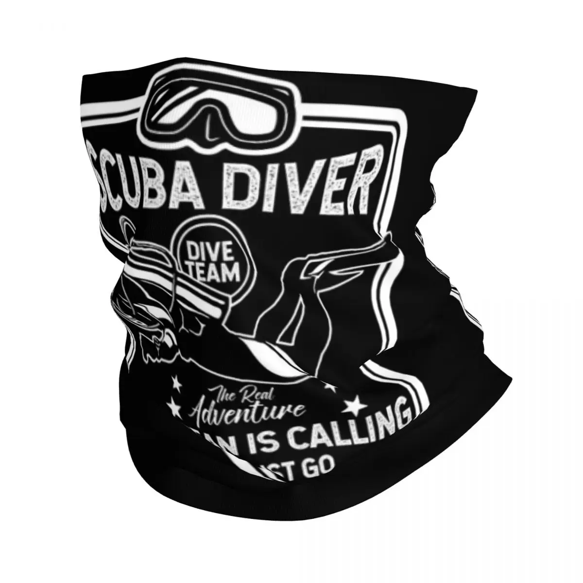 

Scuba Diving Time To Scuba Bandana Neck Gaiter Printed Dive Diver Balaclavas Mask Scarf Face Mask Riding Unisex Adult Washable