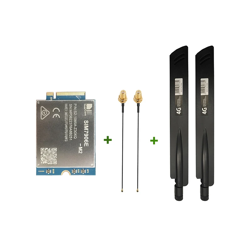 SIMCom SIM7906E-M2 M.2 cat6 4G LTE-A 300M Многодиапазонный LTE-FDD/LTE-TDD/HSPA+ GNSS беспроводной модуль M2M с