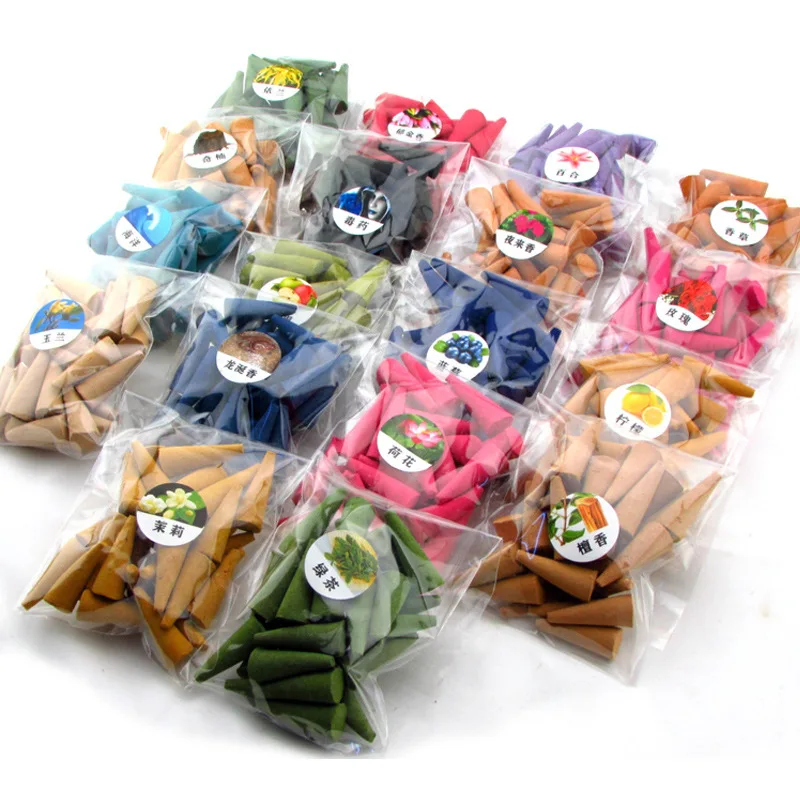 Натуральные конусы для благовоний 30 г/упаковка ароматизатор высочайшего