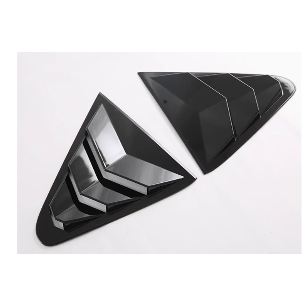 

2 шт. автомобильный затвор для Hyundai Tucson TL N-Line 2016 ~ 2021 2017 2018 2019 2020 заднее боковое окно ABS жалюзи гоночный стиль треугольные наклейки аксессуары