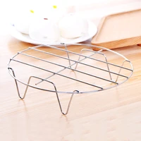 stainless steel steaming rack pot pan cooling stand kitchen high leg anti scalding food vegetable steam shelf