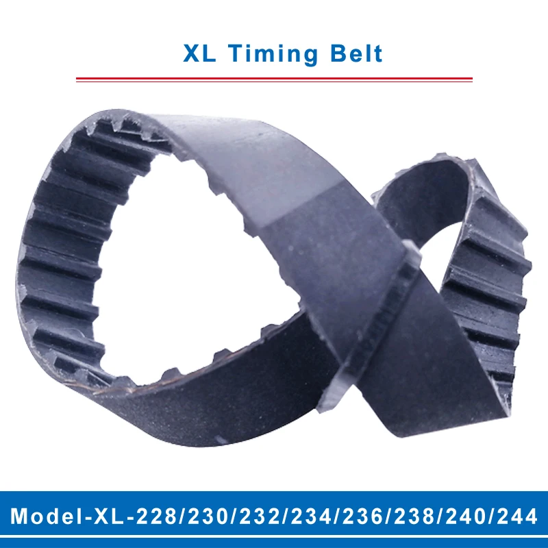

XL timing belt model-228XL/230XL/232XL/234XL/236XL/238XL/240XL/244XL belt teeth pitch 5.08mm width 10/15mm for XL timing pulley