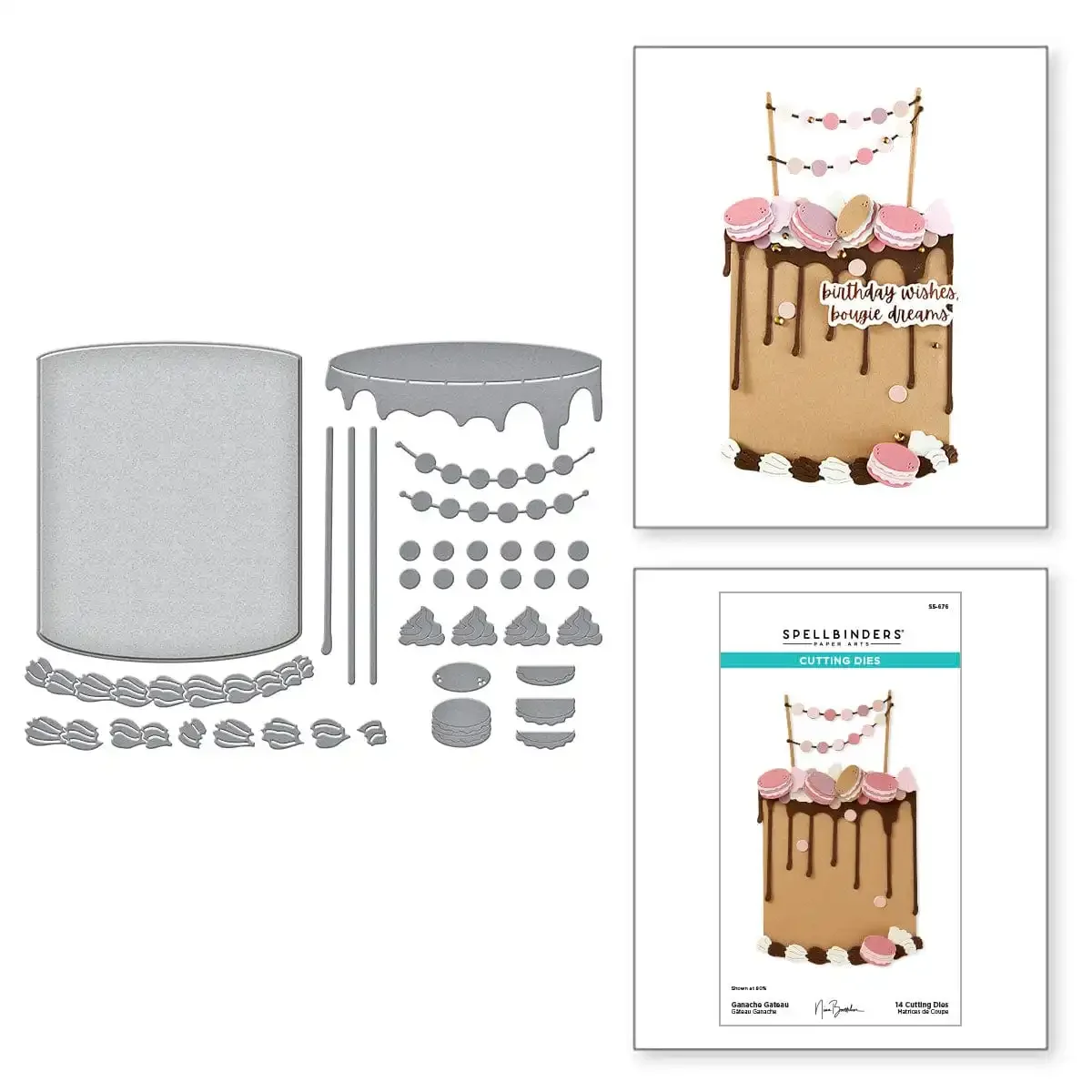 Ganache Gateau травированные штампы металлические для резки 2024 новые шаблоны DIY