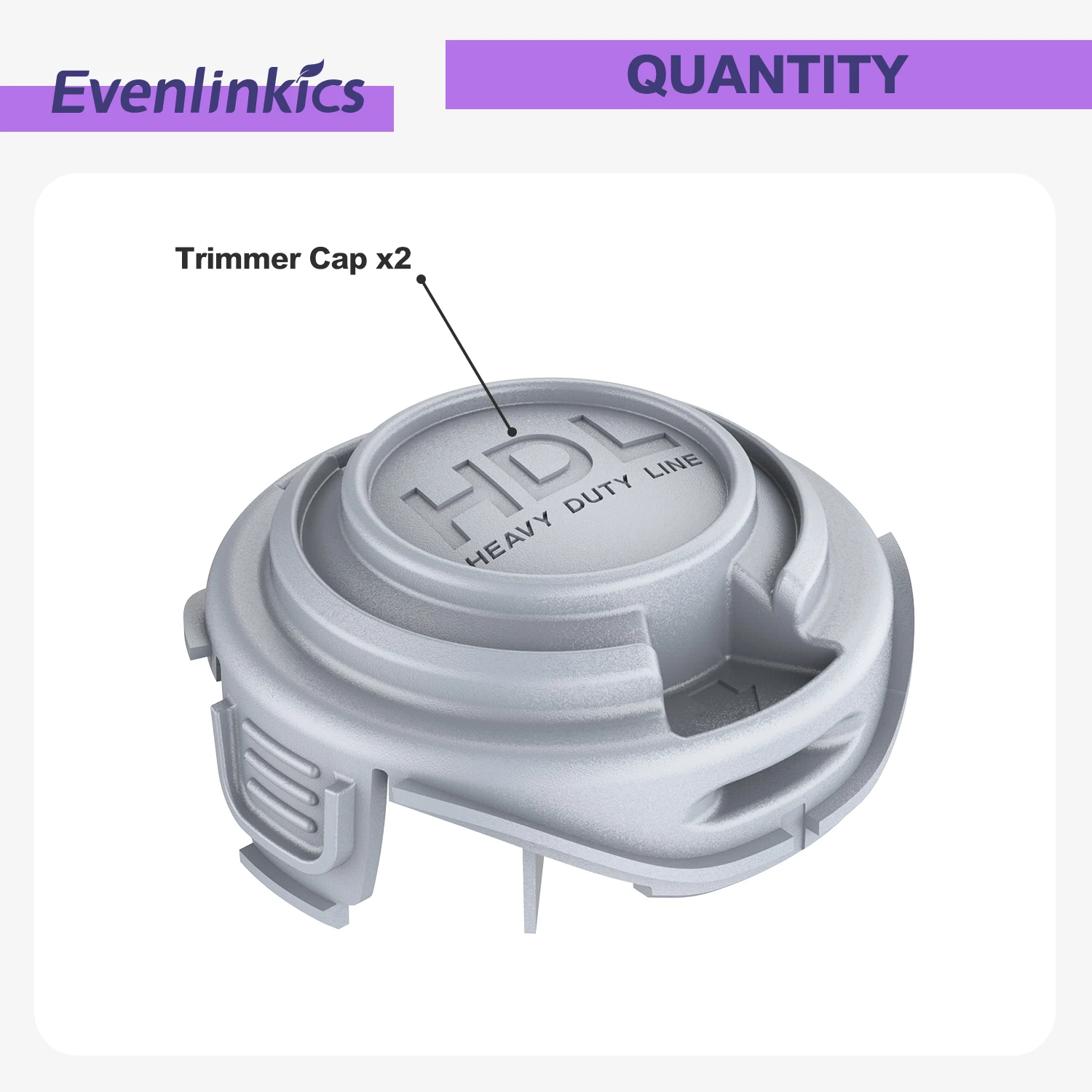 Сменная Крышка Evenlinkics Для Триммера Сорняков Совместимая С Black + Decker STC5433 Type 1 STC5433PC