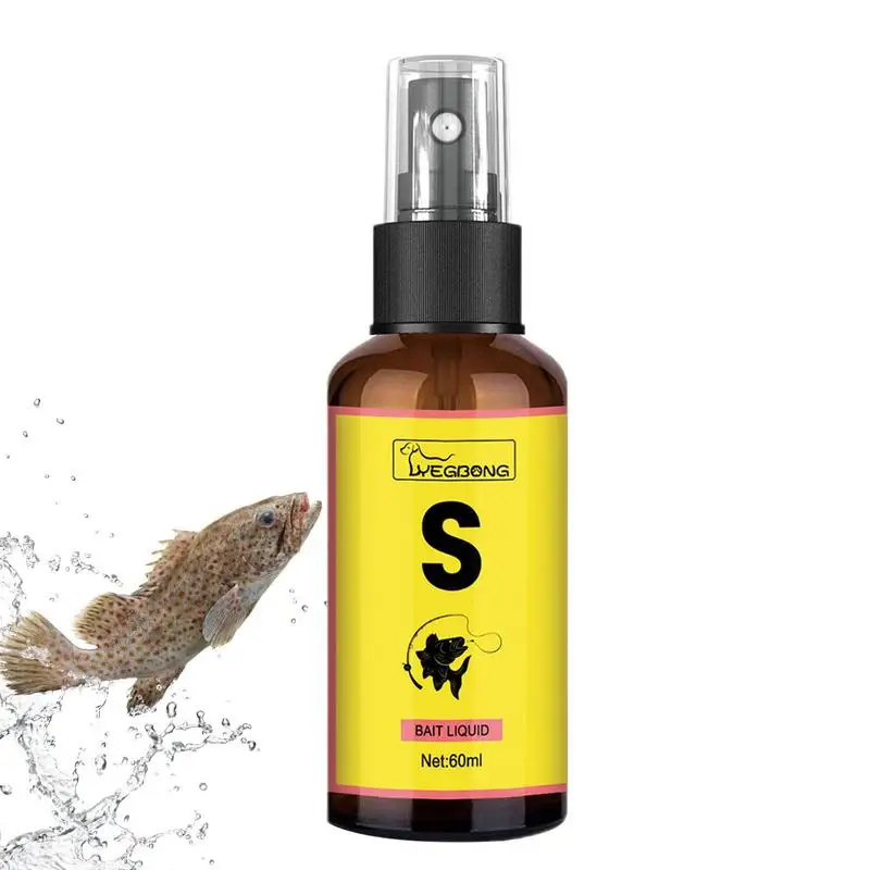 

60ml Fishing Baits Attractants Fish Attractant Lures Liquid Attractant Natural Scent Bail Attractants Effectively Attract Fish