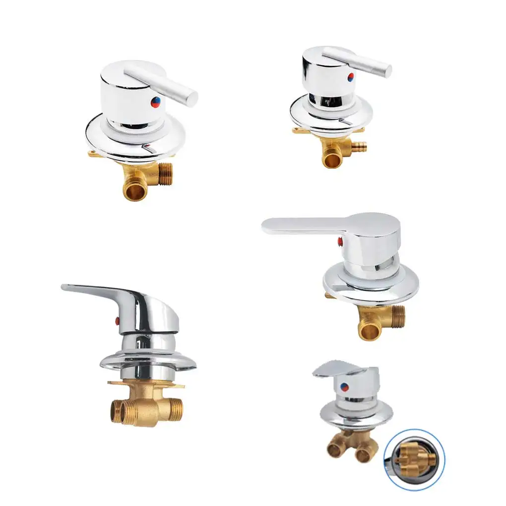 

Термостатический смесительный клапан, клапаны регулировки температуры воды, Регулируемый переключатель, сменная деталь, для дома, туалета, ванной комнаты, тип 2